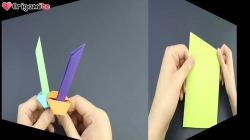 کاردستی با کاغذ رنگی برای کودکان و پیش دبستانی ها